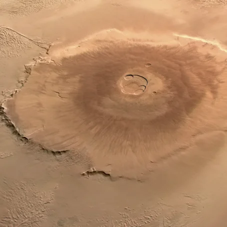Olympus Mons op Mars