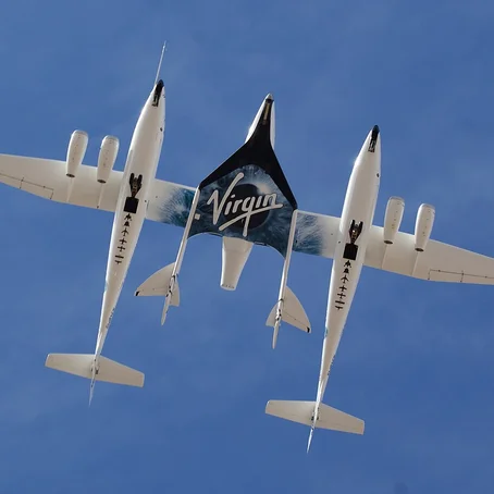 WhiteKnightTwo en SpaceShipTwo